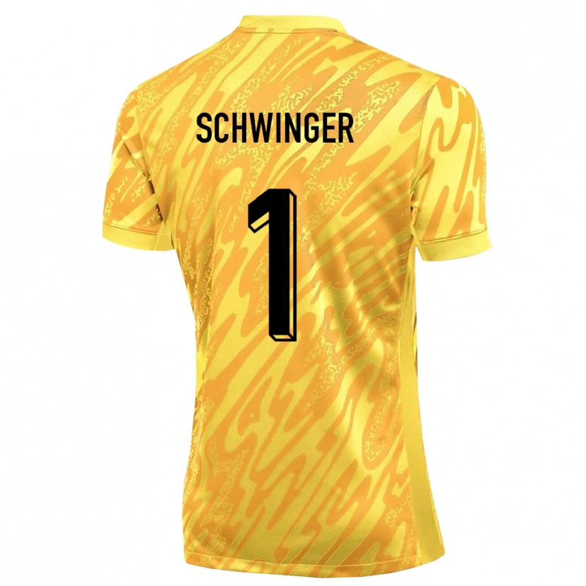 Danxen Homem Holm Schwinger #1 Amarelo Laranja Camisola Guarda-Redes 2025/26 Camisa Brasil