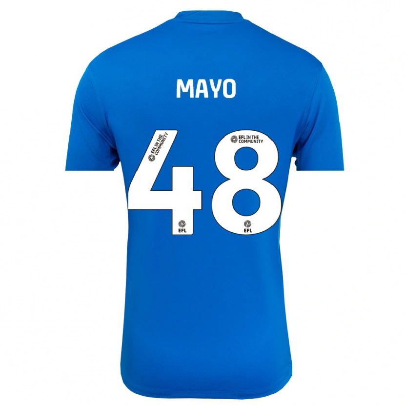 Danxen Homem Bradley Mayo #48 Azul Branco Camisola Guarda-Redes 2025/26 Camisa Brasil