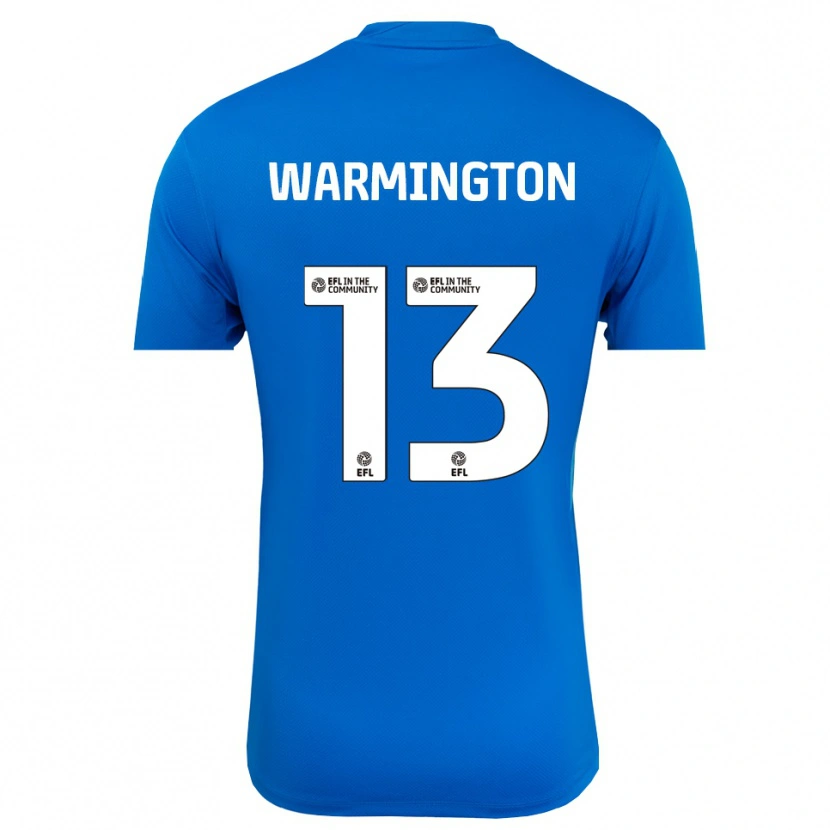 Danxen Homem Tyrese Warmington #13 Azul Branco Camisola Guarda-Redes 2025/26 Camisa Brasil