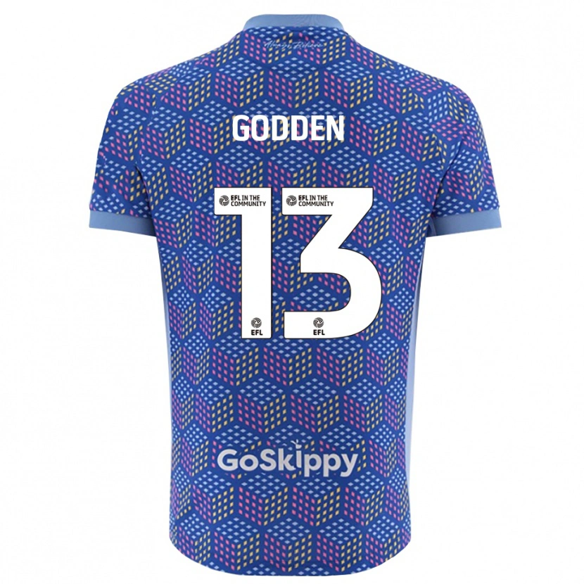 Danxen Homem Freddie Godden #13 Azul Preto Camisola Guarda-Redes 2025/26 Camisa Brasil