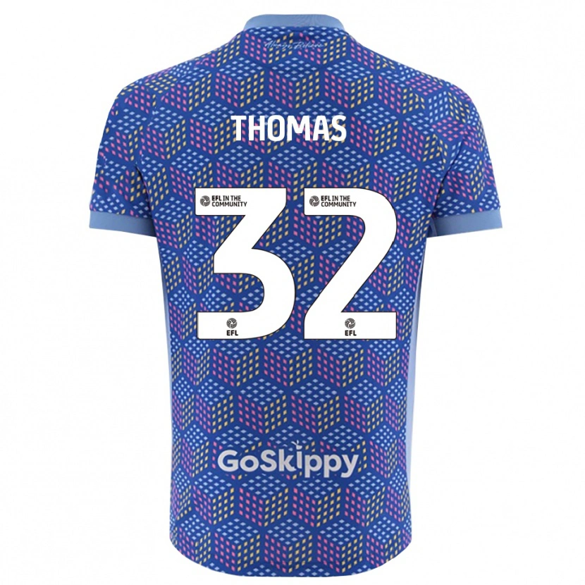 Danxen Homem Lewis Thomas #32 Azul Preto Camisola Guarda-Redes 2025/26 Camisa Brasil