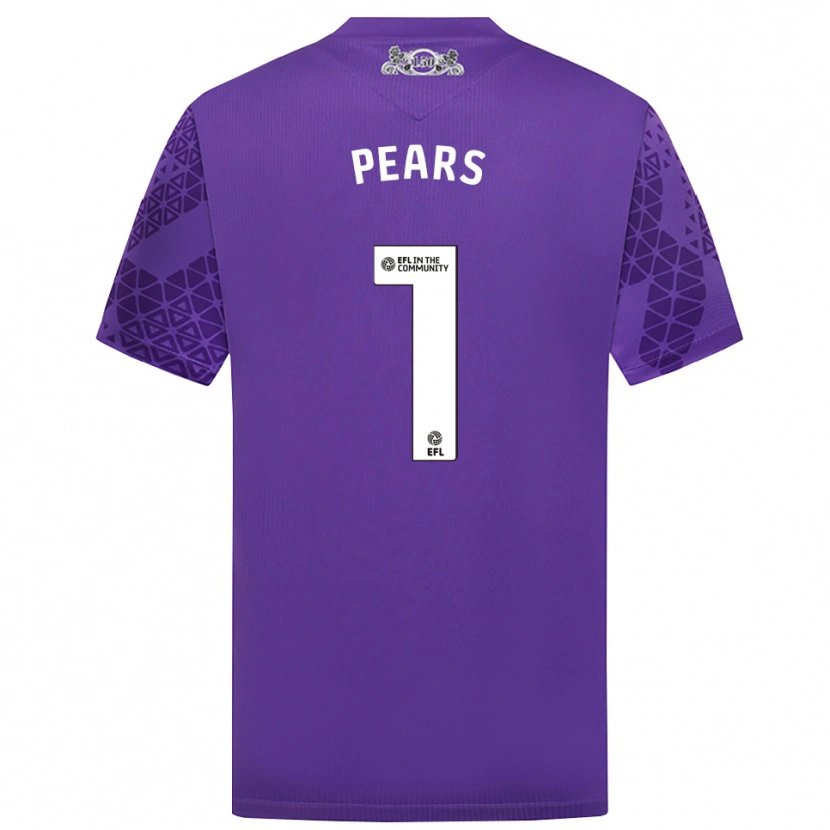 Danxen Homem Aynsley Pears #1 Roxo Branco Camisola Guarda-Redes 2025/26 Camisa Brasil