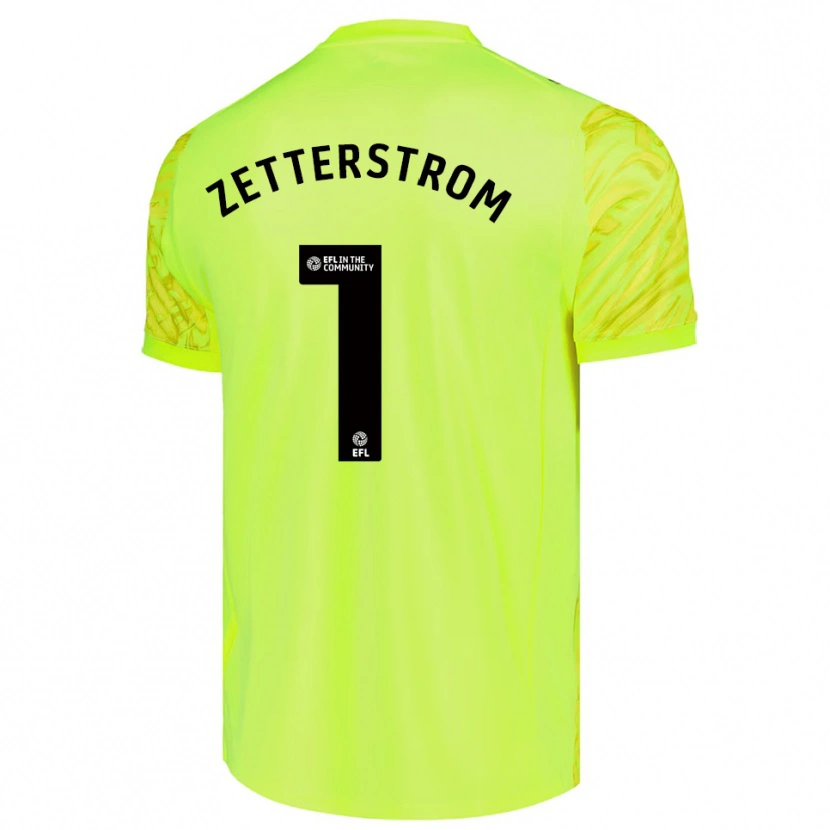 Danxen Homem Jacob Widell Zetterström #1 Verde Fluorescente Camisola Guarda-Redes 2025/26 Camisa Brasil