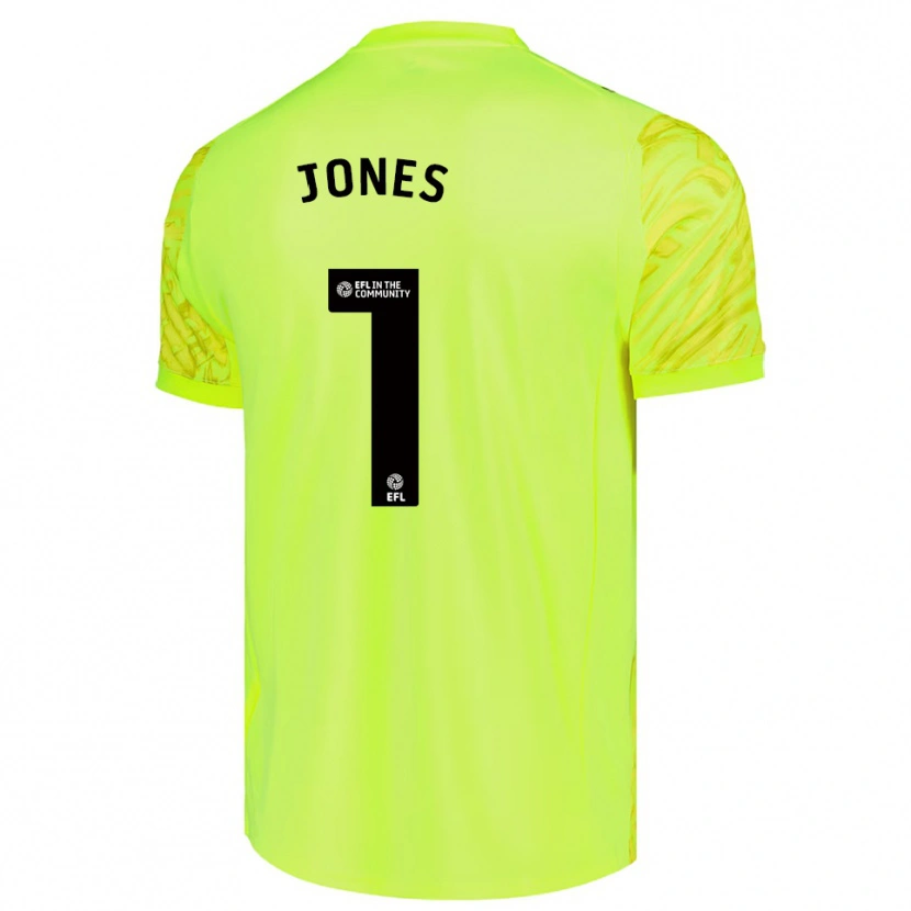 Danxen Homem Lucy Jones #1 Verde Fluorescente Camisola Guarda-Redes 2025/26 Camisa Brasil