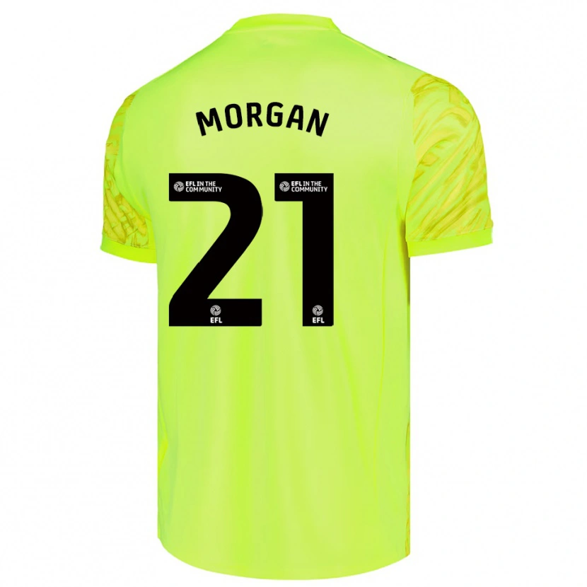 Danxen Homem Sarah Morgan #21 Verde Fluorescente Camisola Guarda-Redes 2025/26 Camisa Brasil