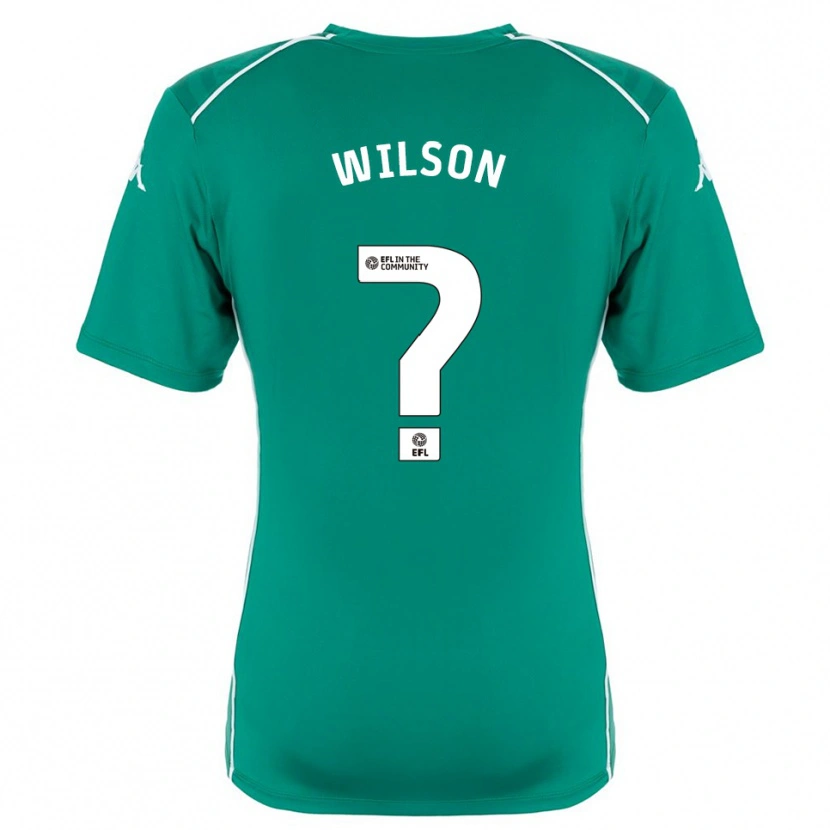 Danxen Homem George Wilson #0 Verde Branco Camisola Guarda-Redes 2025/26 Camisa Brasil