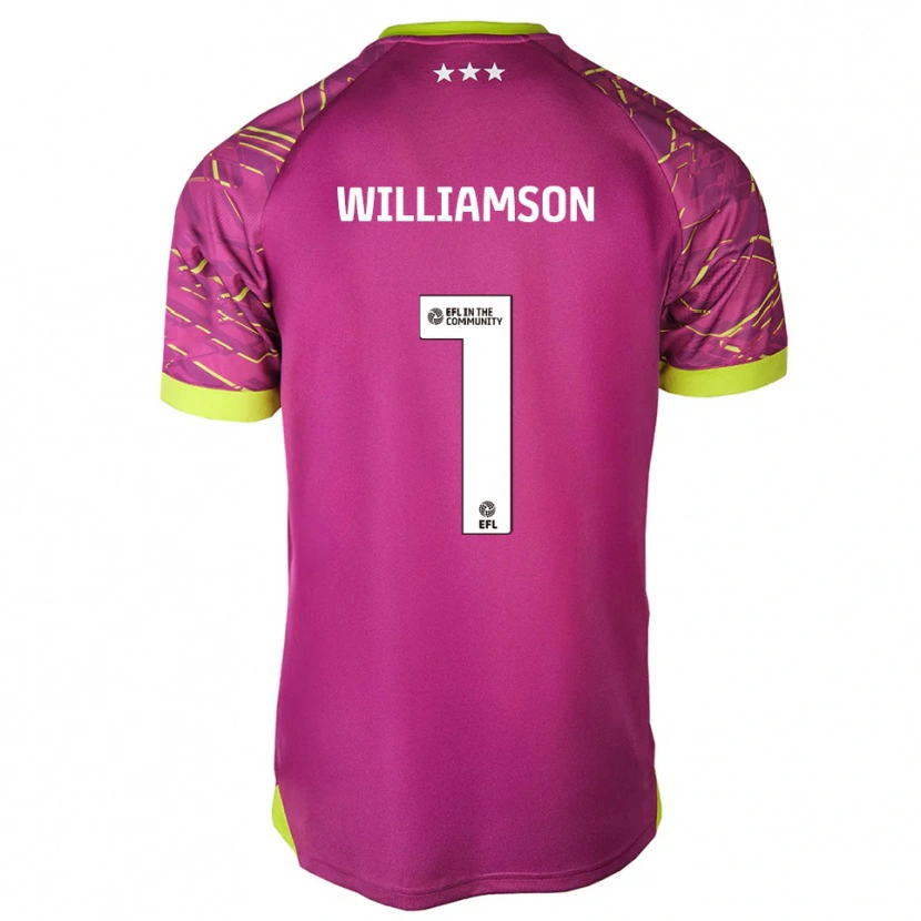 Danxen Homem Woody Williamson #1 Vermelho Violeta Médio Camisola Guarda-Redes 2025/26 Camisa Brasil