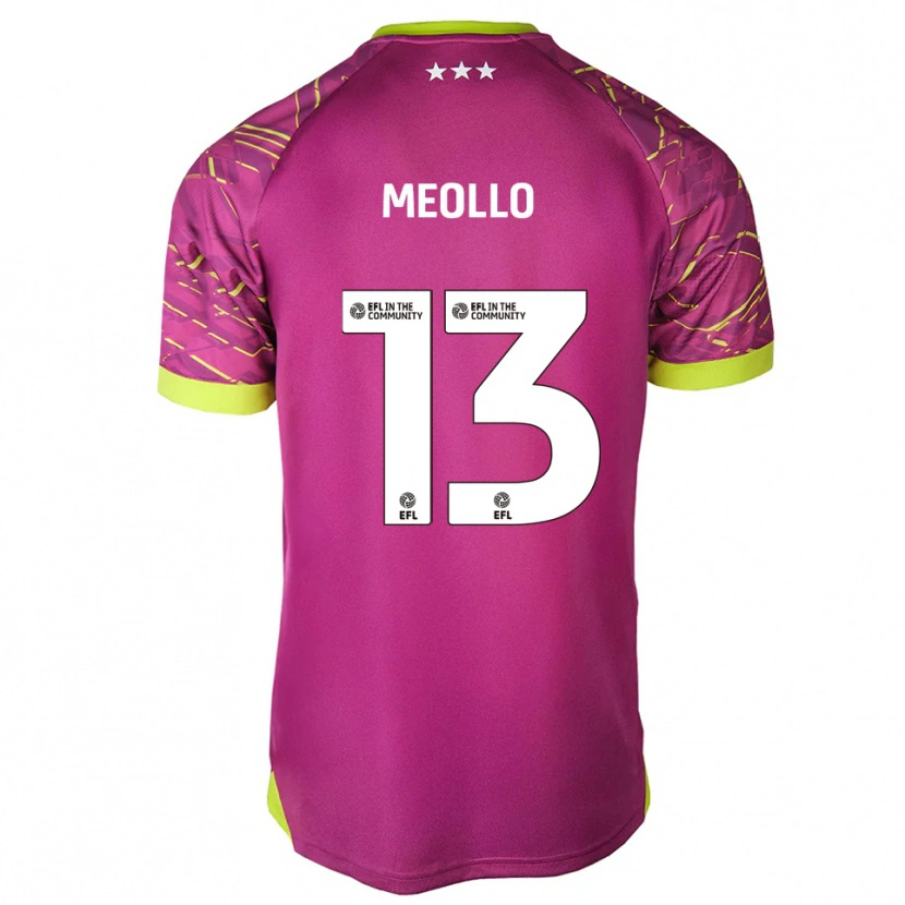 Danxen Homem Nina Meollo #13 Vermelho Violeta Médio Camisola Guarda-Redes 2025/26 Camisa Brasil