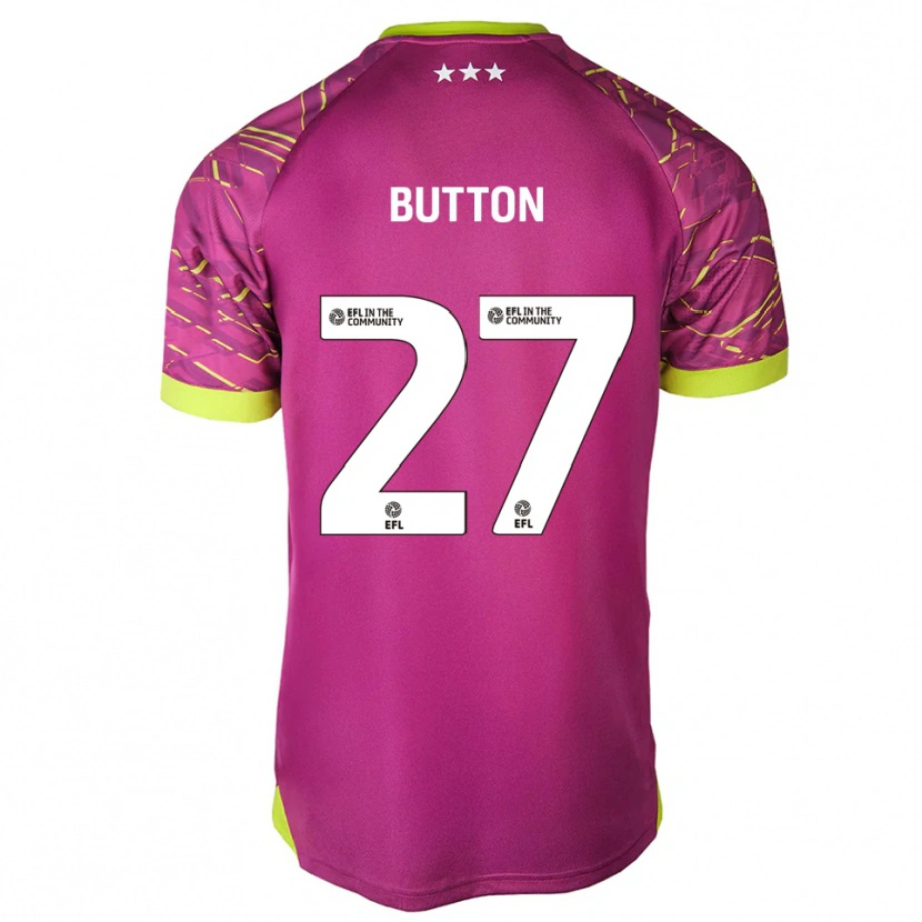 Danxen Homem David Button #27 Vermelho Violeta Médio Camisola Guarda-Redes 2025/26 Camisa Brasil