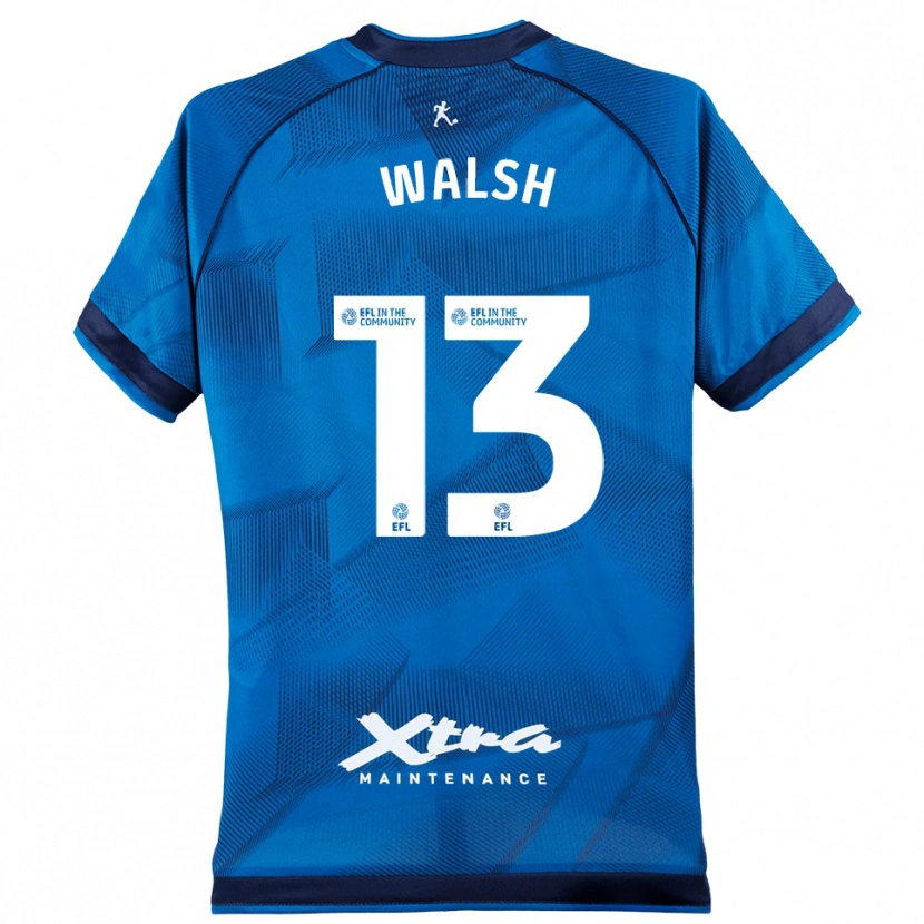 Danxen Homem Joe Walsh #13 Azul Branco Camisola Guarda-Redes 2025/26 Camisa Brasil