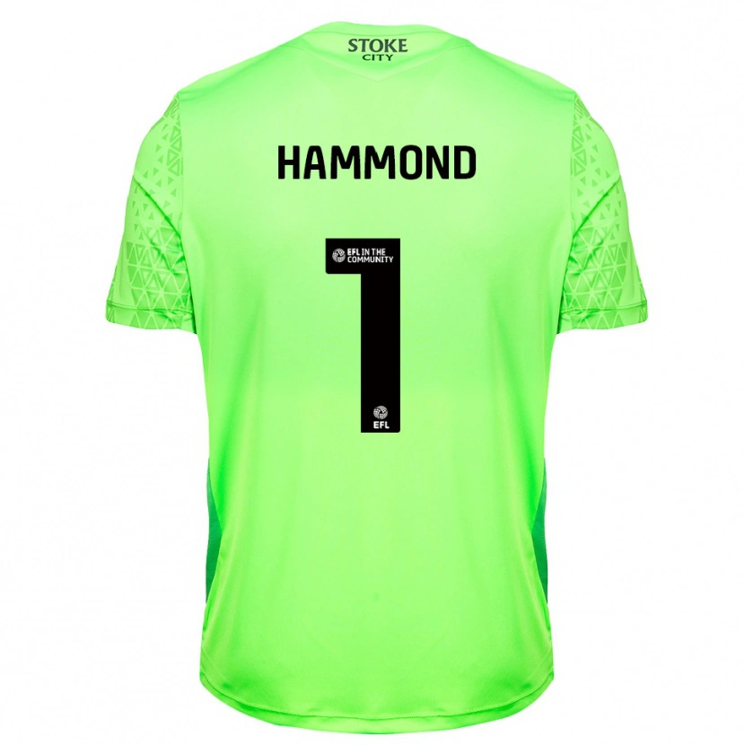 Danxen Homem Alek Hammond #1 Verde Preto Camisola Guarda-Redes 2025/26 Camisa Brasil