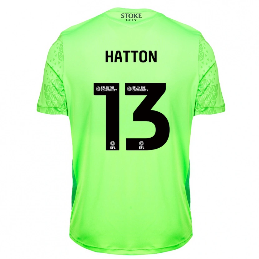 Danxen Homem Oscar Hatton #13 Verde Preto Camisola Guarda-Redes 2025/26 Camisa Brasil