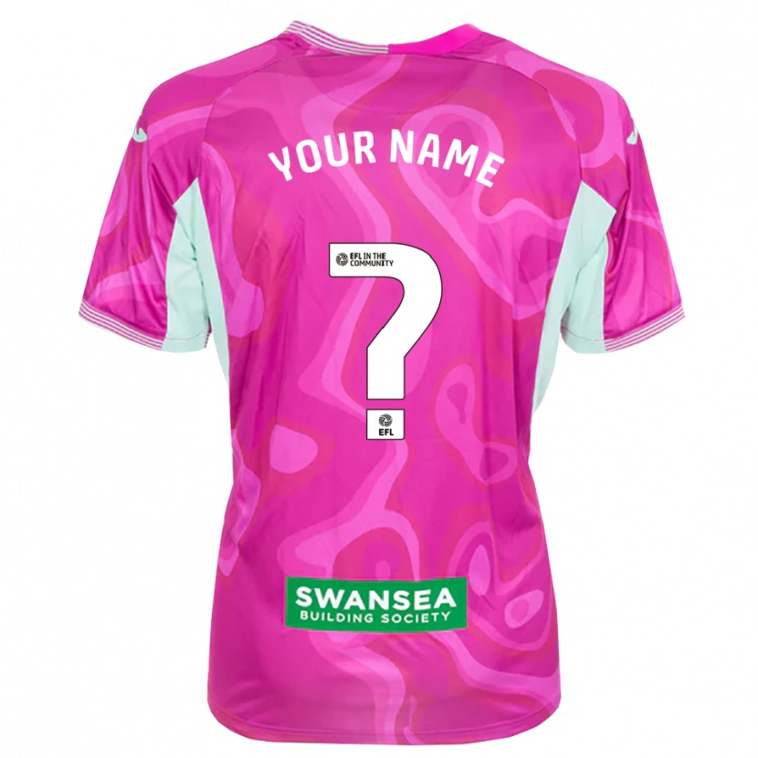 Danxen Homem Swansea City Magenta Branco Camisola Guarda-Redes 2025/26 Camisa Brasil