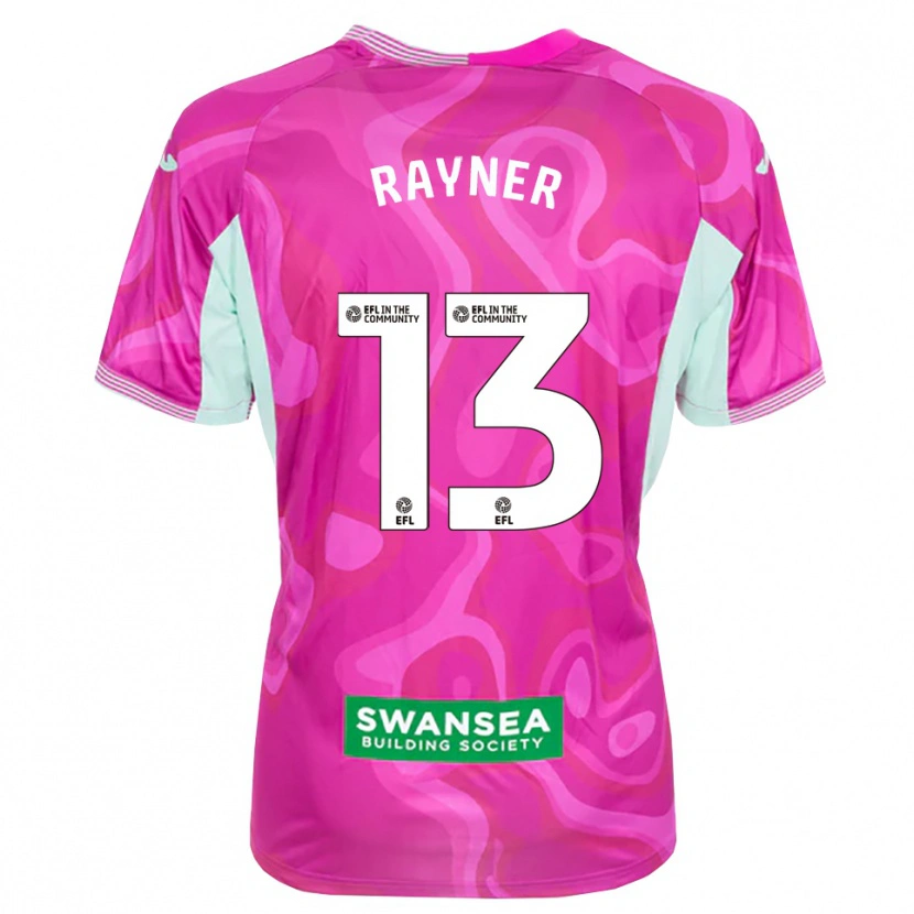 Danxen Homem Opal Rayner #13 Magenta Branco Camisola Guarda-Redes 2025/26 Camisa Brasil