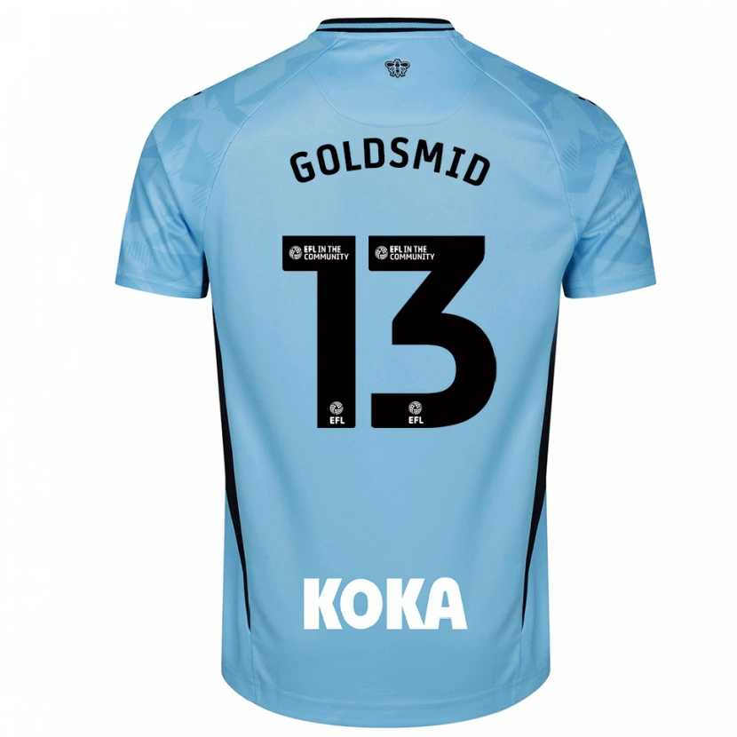 Danxen Homem Jacqui Goldsmid #13 Azul Céu Claro Camisola Guarda-Redes 2025/26 Camisa Brasil