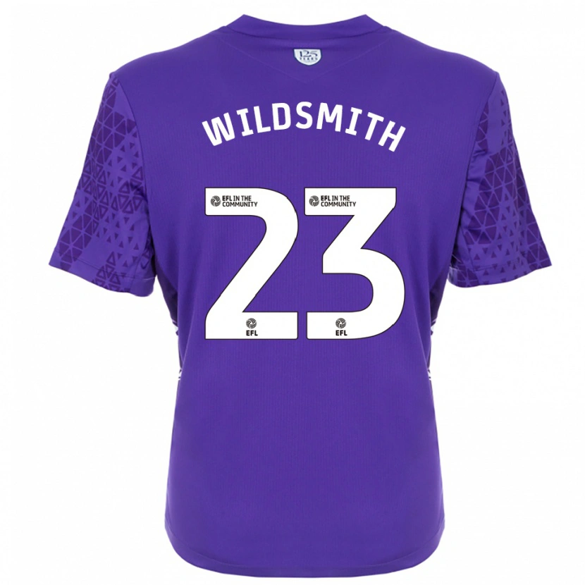 Danxen Homem Joe Wildsmith #23 Branco Roxo Camisola Guarda-Redes 2025/26 Camisa Brasil