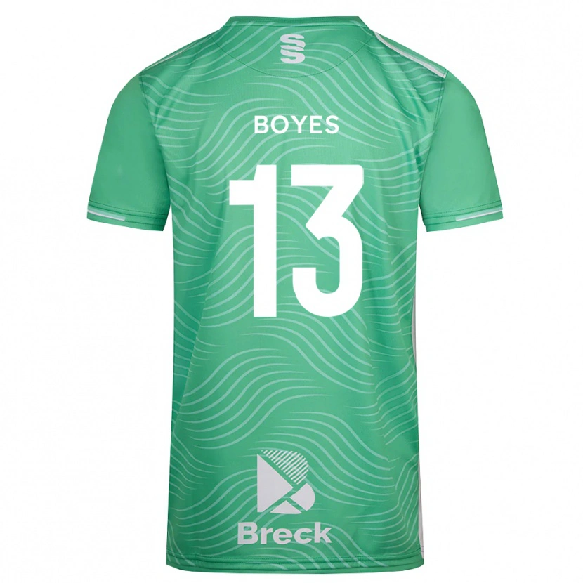 Danxen Homem Patrick Boyes #13 Turquesa Médio Camisola Guarda-Redes 2025/26 Camisa Brasil