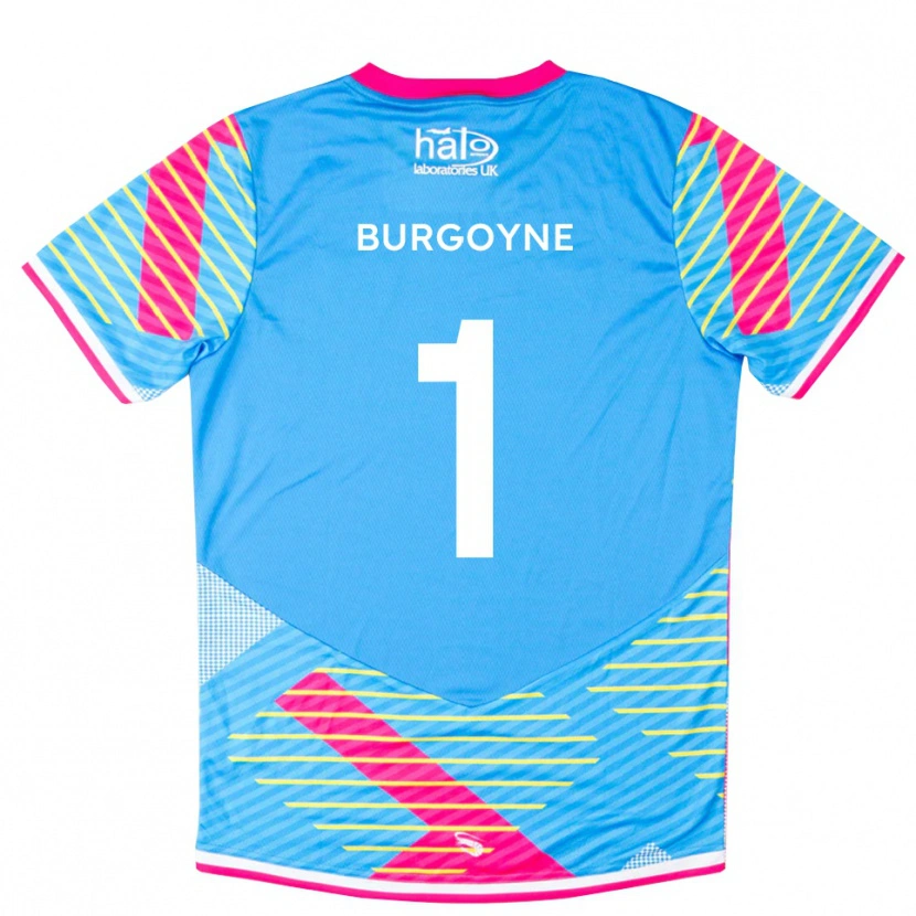 Danxen Homem Harry Burgoyne #1 Rosa Azul Céu Camisola Guarda-Redes 2025/26 Camisa Brasil