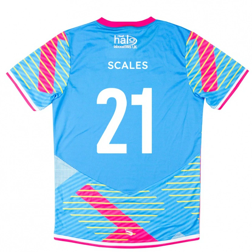 Danxen Homem Alfie Scales #21 Rosa Azul Céu Camisola Guarda-Redes 2025/26 Camisa Brasil