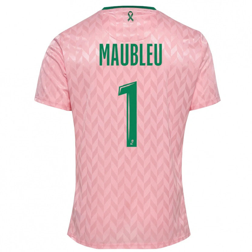 Danxen Homem Brice Maubleu #1 Verde Rosa Camisola Guarda-Redes 2025/26 Camisa Brasil