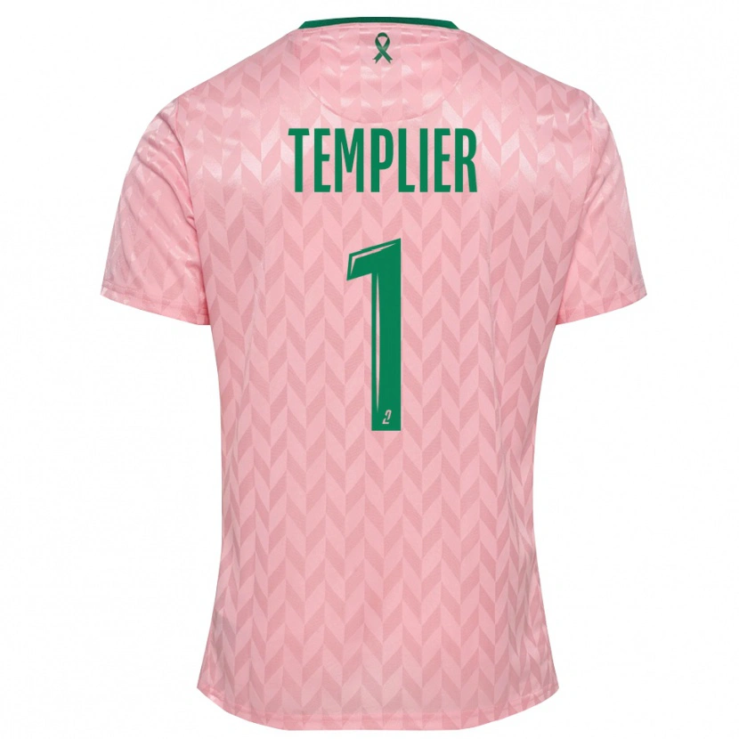 Danxen Homem Emma Templier #1 Verde Rosa Camisola Guarda-Redes 2025/26 Camisa Brasil