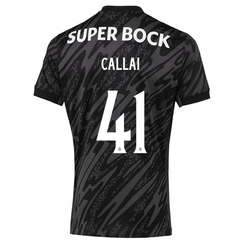 Danxen Homem Diego Callai #41 Cinza Preto Branco Camisola Guarda-Redes 2025/26 Camisa Brasil