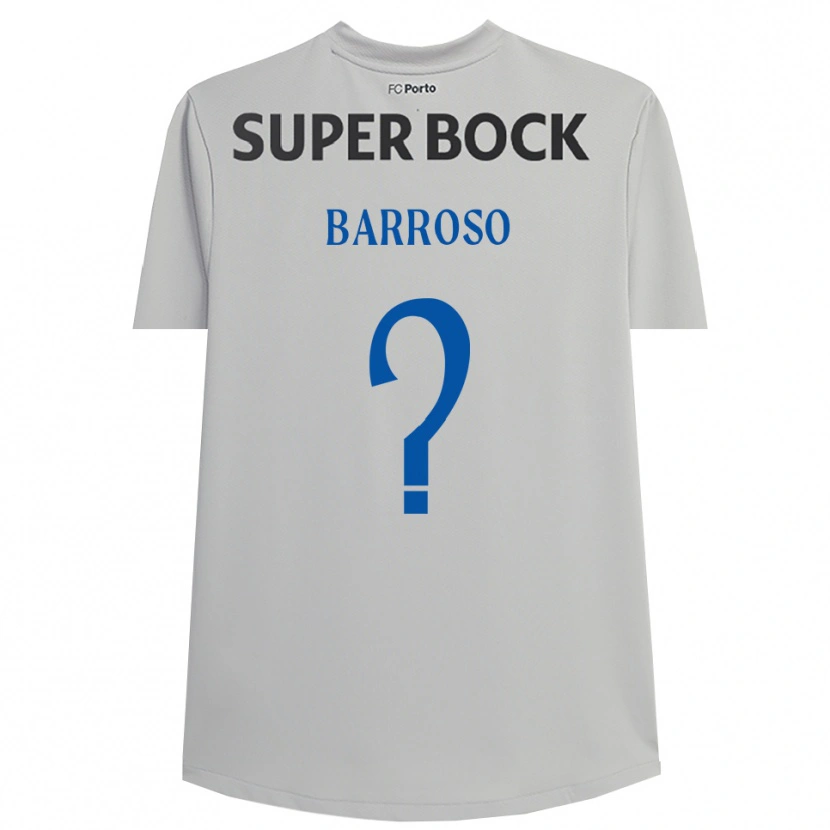 Danxen Homem Francisco Barroso #0 Cinza Claro Preto Camisola Guarda-Redes 2025/26 Camisa Brasil