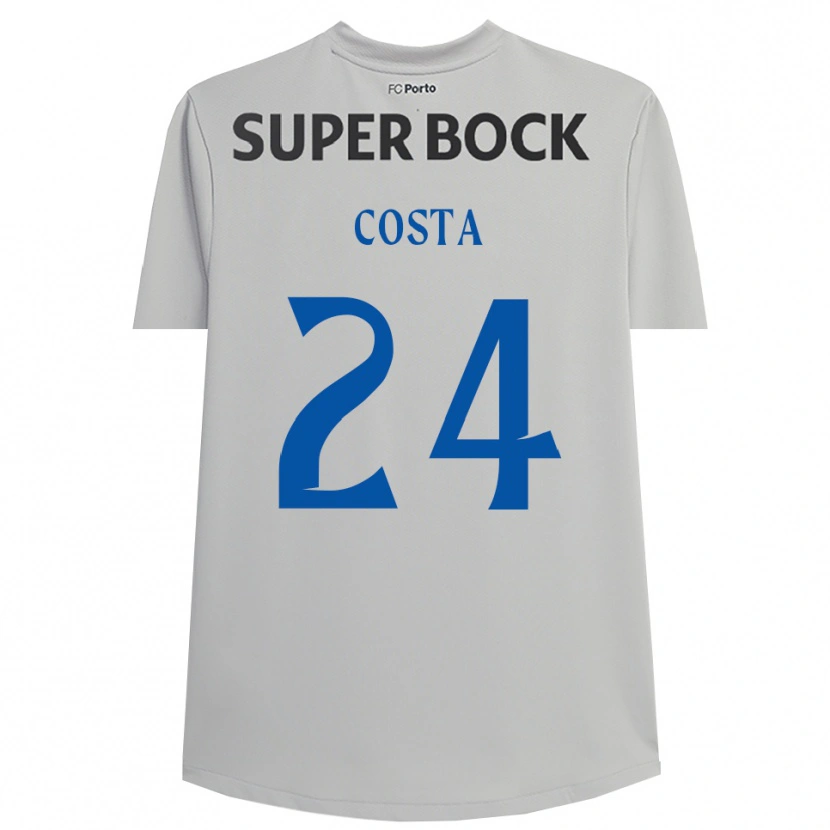 Danxen Homem João Costa #24 Cinza Claro Preto Camisola Guarda-Redes 2025/26 Camisa Brasil