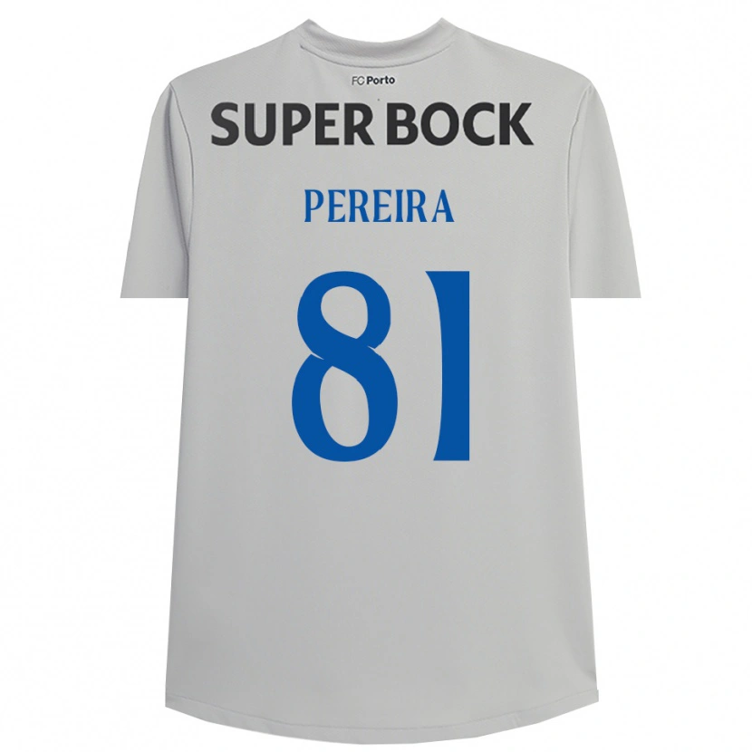 Danxen Homem Martim Pereira #81 Cinza Claro Preto Camisola Guarda-Redes 2025/26 Camisa Brasil