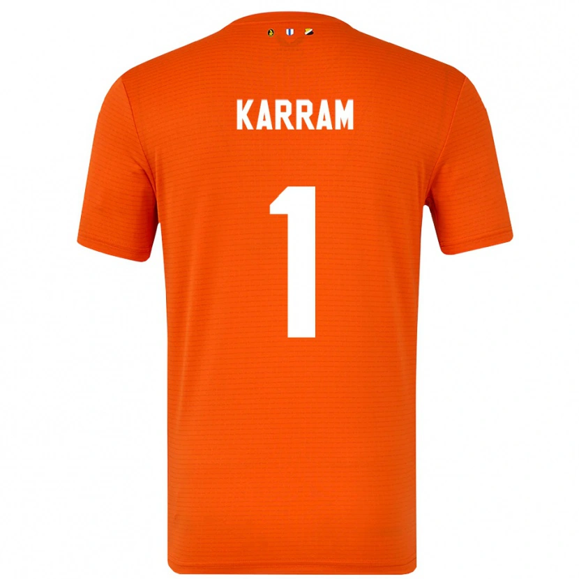 Danxen Homem Faris Karram #1 Laranja Preto Camisola Guarda-Redes 2025/26 Camisa Brasil