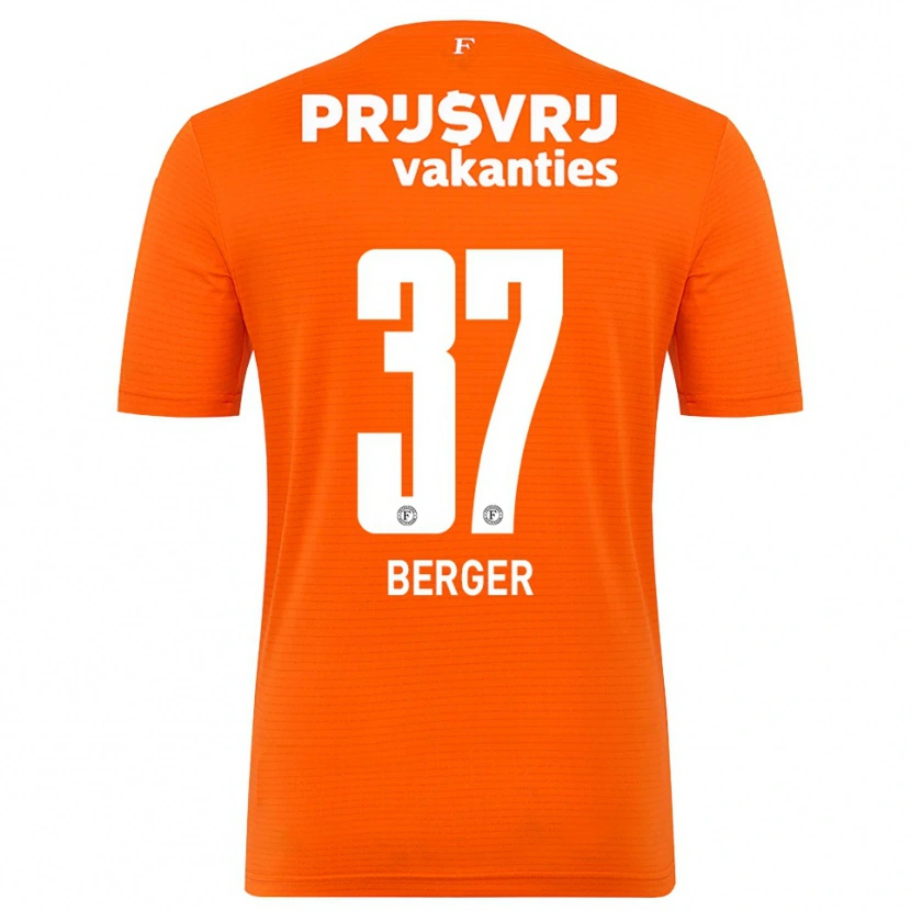 Danxen Homem Mannou Berger #37 Laranja Preto Camisola Guarda-Redes 2025/26 Camisa Brasil