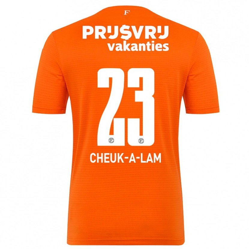Danxen Homem Lee-Quincy Cheuk-A-Lam #23 Laranja Preto Camisola Guarda-Redes 2025/26 Camisa Brasil