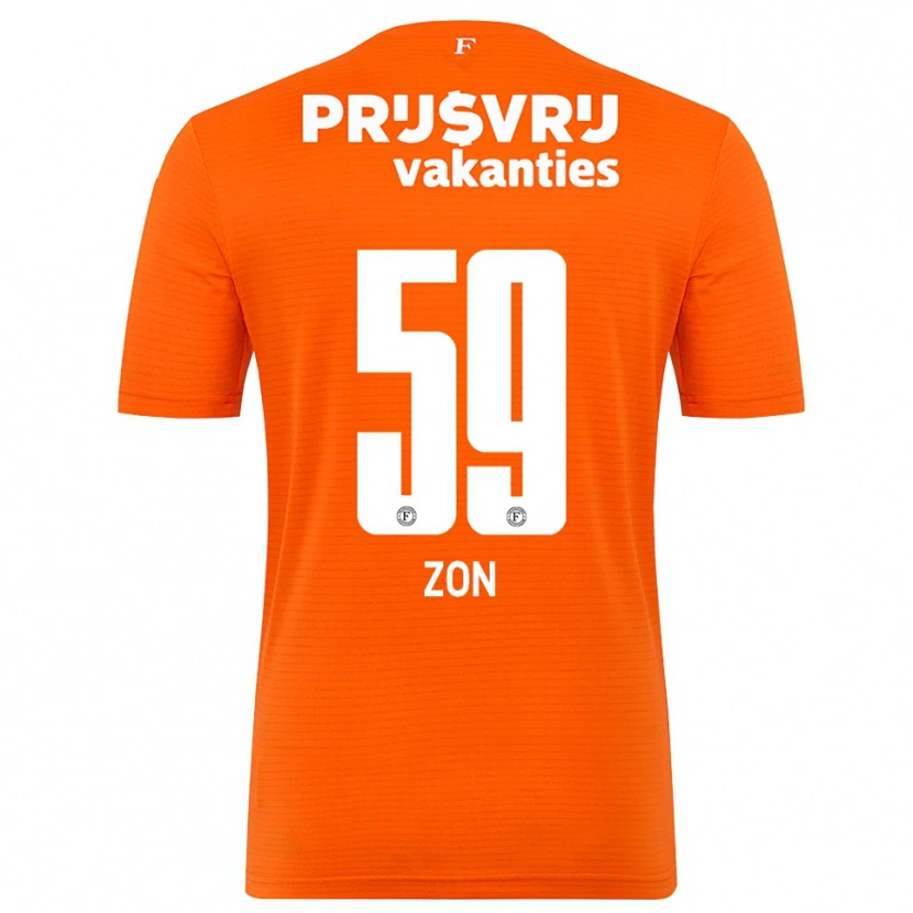 Danxen Homem Oier Zon #59 Laranja Preto Camisola Guarda-Redes 2025/26 Camisa Brasil