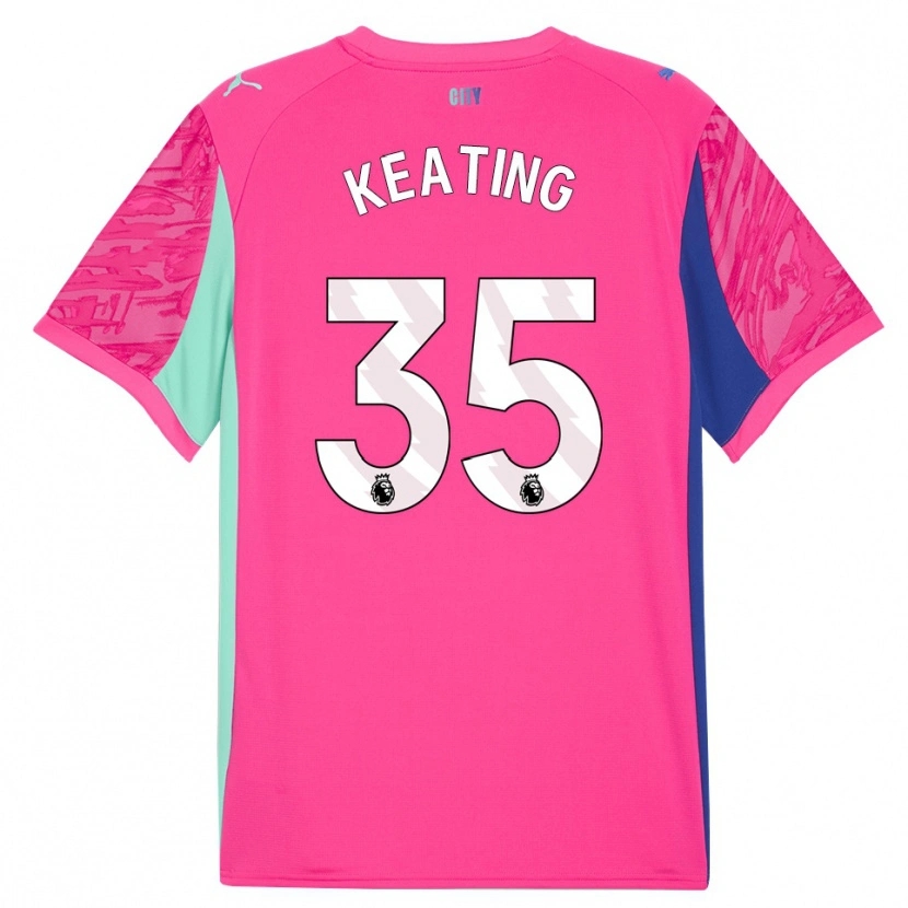 Danxen Homem Khiara Keating #35 Rosa Rosa Camisola Guarda-Redes 2025/26 Camisa Brasil