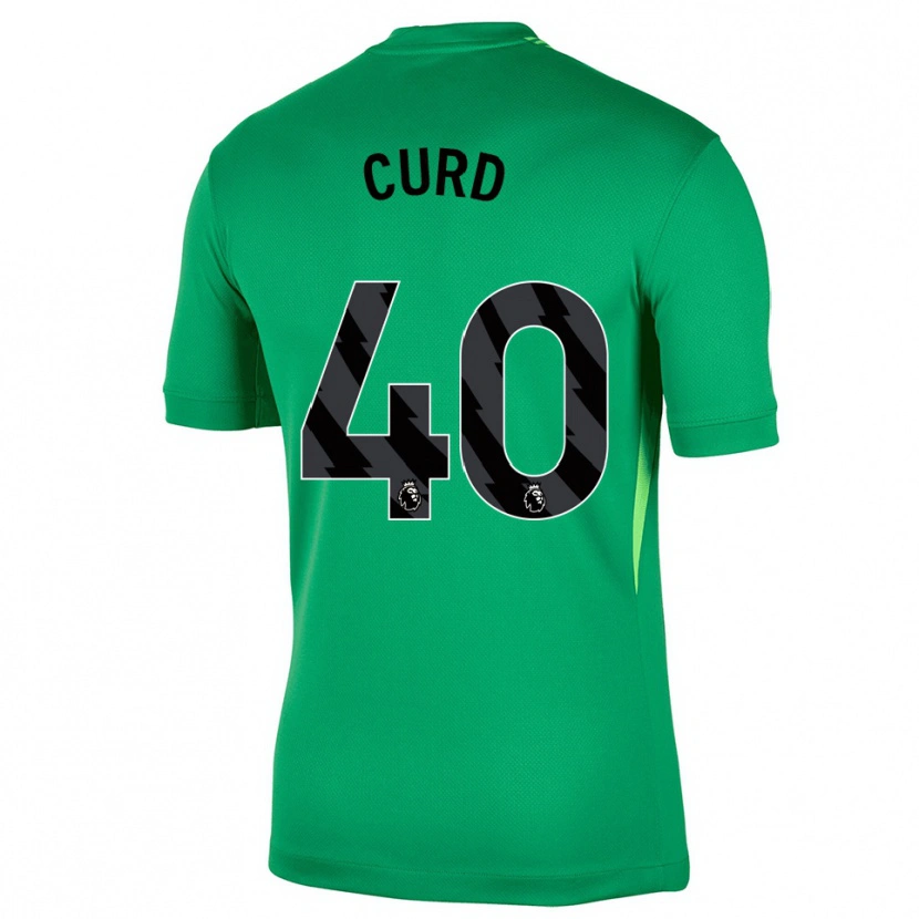 Danxen Homem Ted Curd #40 Verde Preto Camisola Guarda-Redes 2025/26 Camisa Brasil