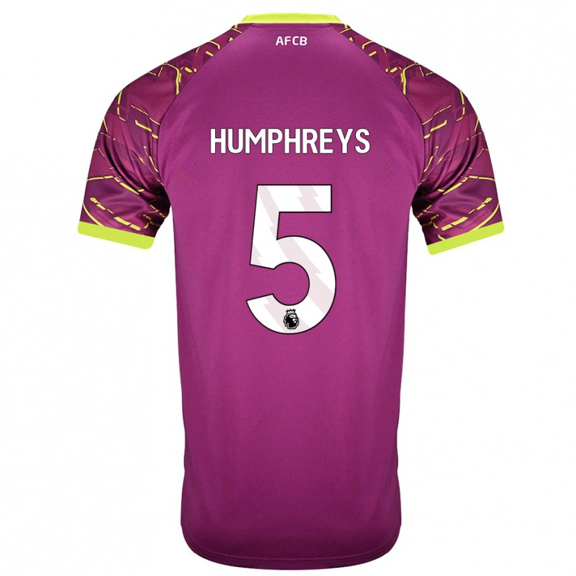 Danxen Homem Holly Humphreys #5 Magenta Escuro Camisola Guarda-Redes 2025/26 Camisa Brasil