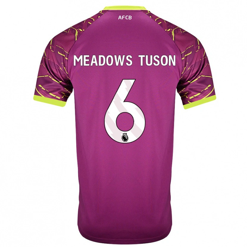 Danxen Homem Freya Meadows Tuson #6 Magenta Escuro Camisola Guarda-Redes 2025/26 Camisa Brasil