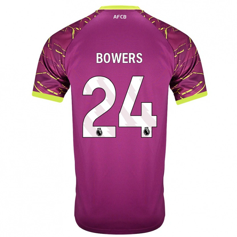 Danxen Homem Kelci Bowers #24 Magenta Escuro Camisola Guarda-Redes 2025/26 Camisa Brasil