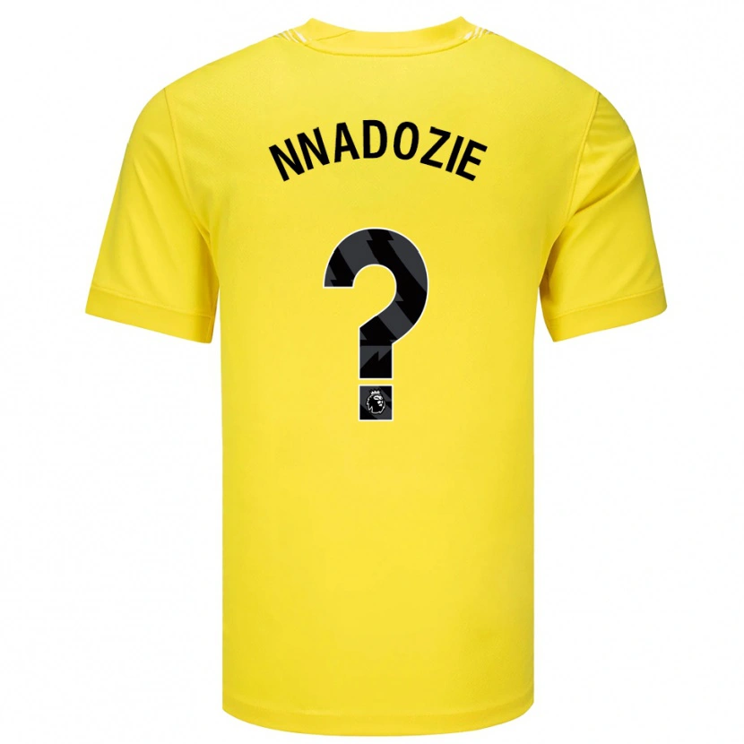 Danxen Homem Chiamaka Nnadozie #0 Amarelo Preto Camisola Guarda-Redes 2025/26 Camisa Brasil
