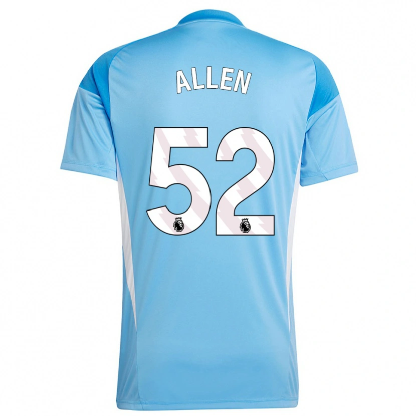 Danxen Homem Michael Allen #52 Azul Branco Camisola Guarda-Redes 2025/26 Camisa Brasil