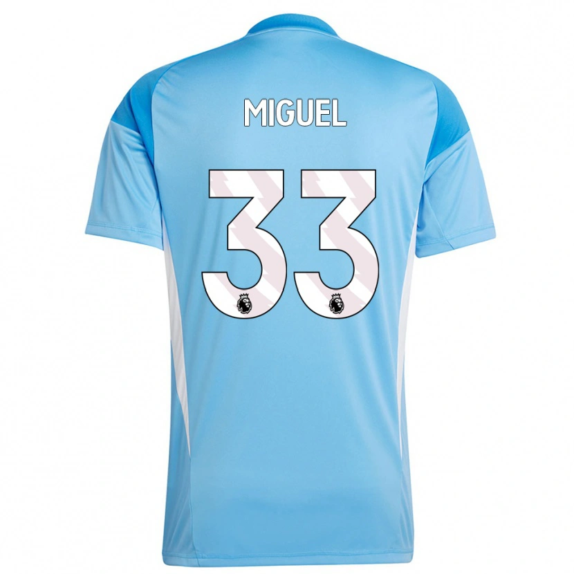 Danxen Homem Carlos Miguel #33 Azul Branco Camisola Guarda-Redes 2025/26 Camisa Brasil