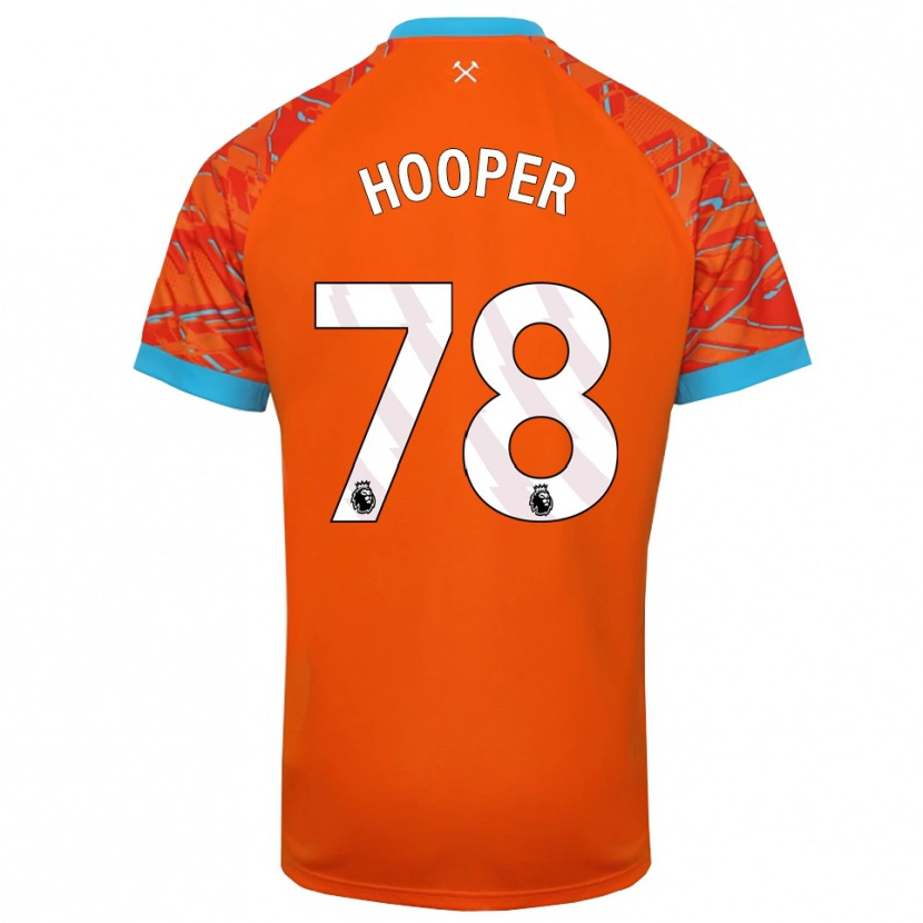 Danxen Homem Finley Hooper #78 Laranja Branco Camisola Guarda-Redes 2025/26 Camisa Brasil