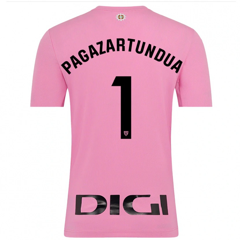 Danxen Homem Iker Pagazartundua #1 Rosa Preto Camisola Guarda-Redes 2025/26 Camisa Brasil
