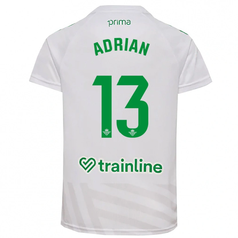 Danxen Homem Adrián #13 Verde Branco Camisola Guarda-Redes 2025/26 Camisa Brasil