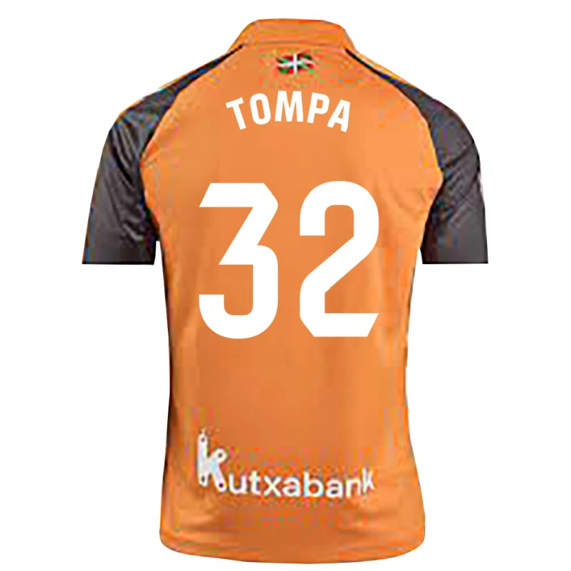 Danxen Homem Ákos Tompa #32 Preto Laranja Camisola Guarda-Redes 2025/26 Camisa Brasil