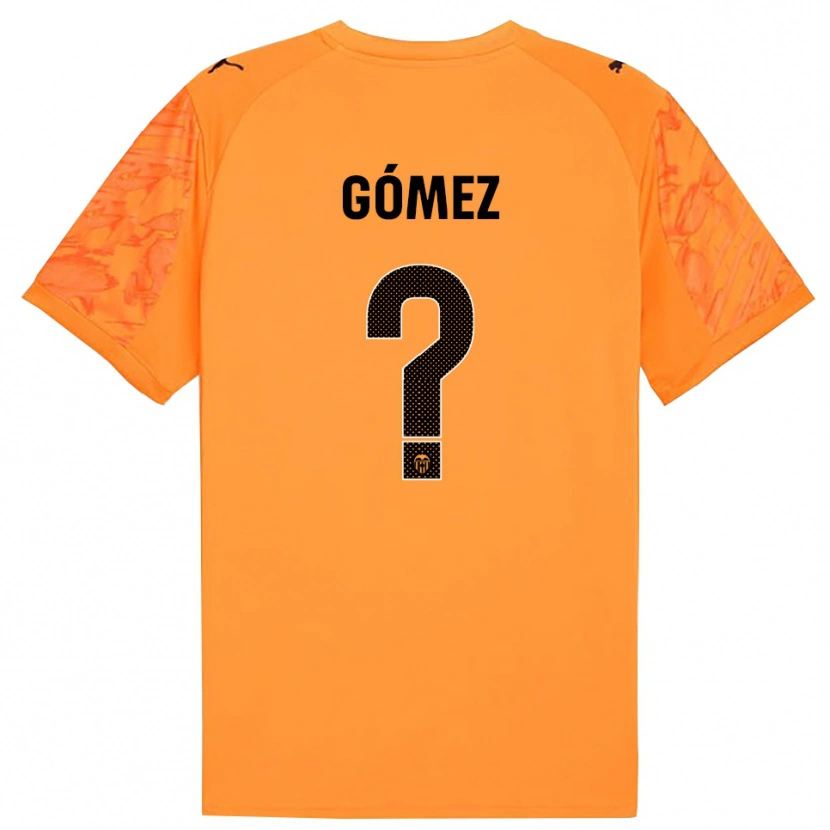 Danxen Homem Alain Gómez #0 Laranja Preto Camisola Guarda-Redes 2025/26 Camisa Brasil