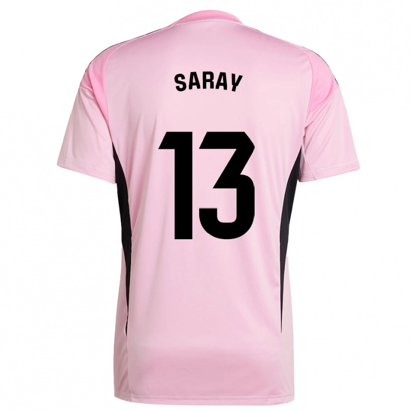 Danxen Homem Saray Vázquez Alonso #13 Rosa Preto Camisola Guarda-Redes 2025/26 Camisa Brasil