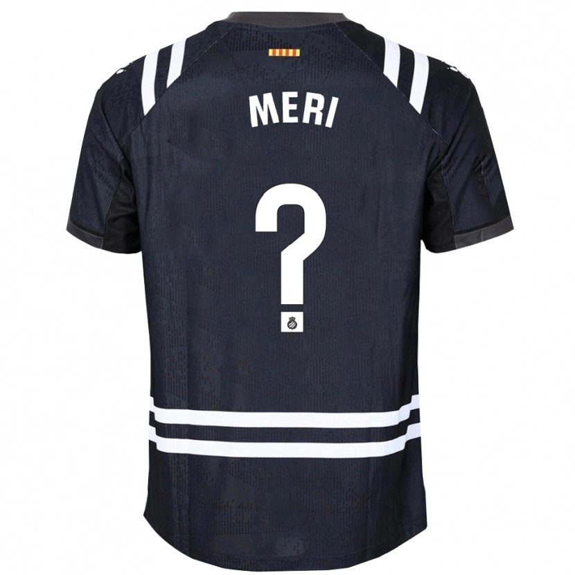 Danxen Homem Meritxel Muñoz Alsina #0 Preto Branco Camisola Guarda-Redes 2025/26 Camisa Brasil