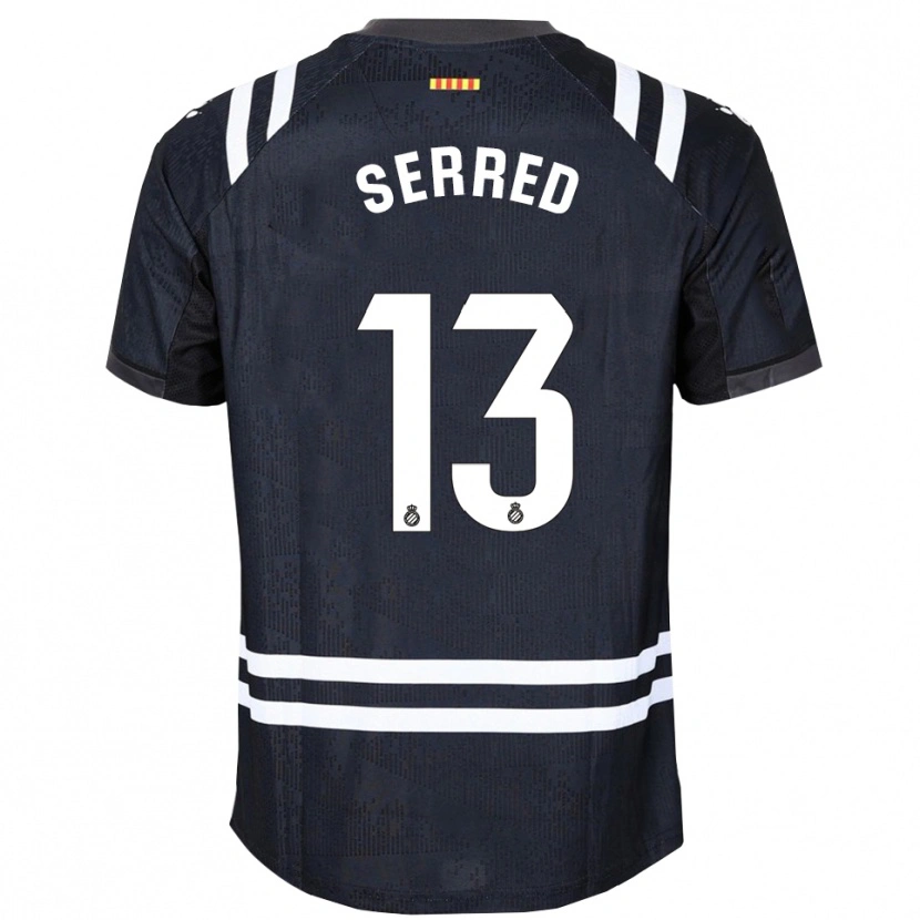 Danxen Homem Llorenç Serred #13 Preto Branco Camisola Guarda-Redes 2025/26 Camisa Brasil