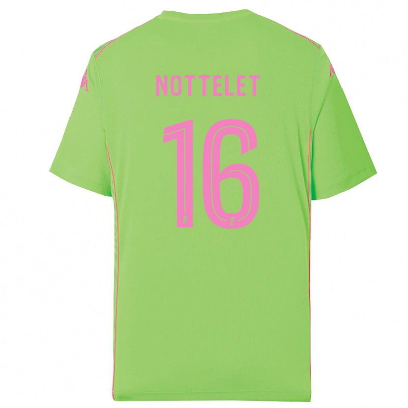 Danxen Homem Gillian Nottelet #16 Verde Pálido Camisola Guarda-Redes 2025/26 Camisa Brasil